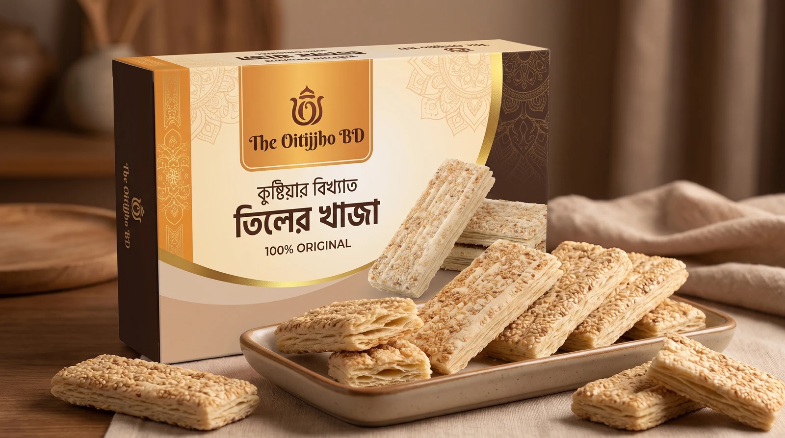 কুষ্টিয়ার বিখ্যাত তিলের খাজা, 700 gm